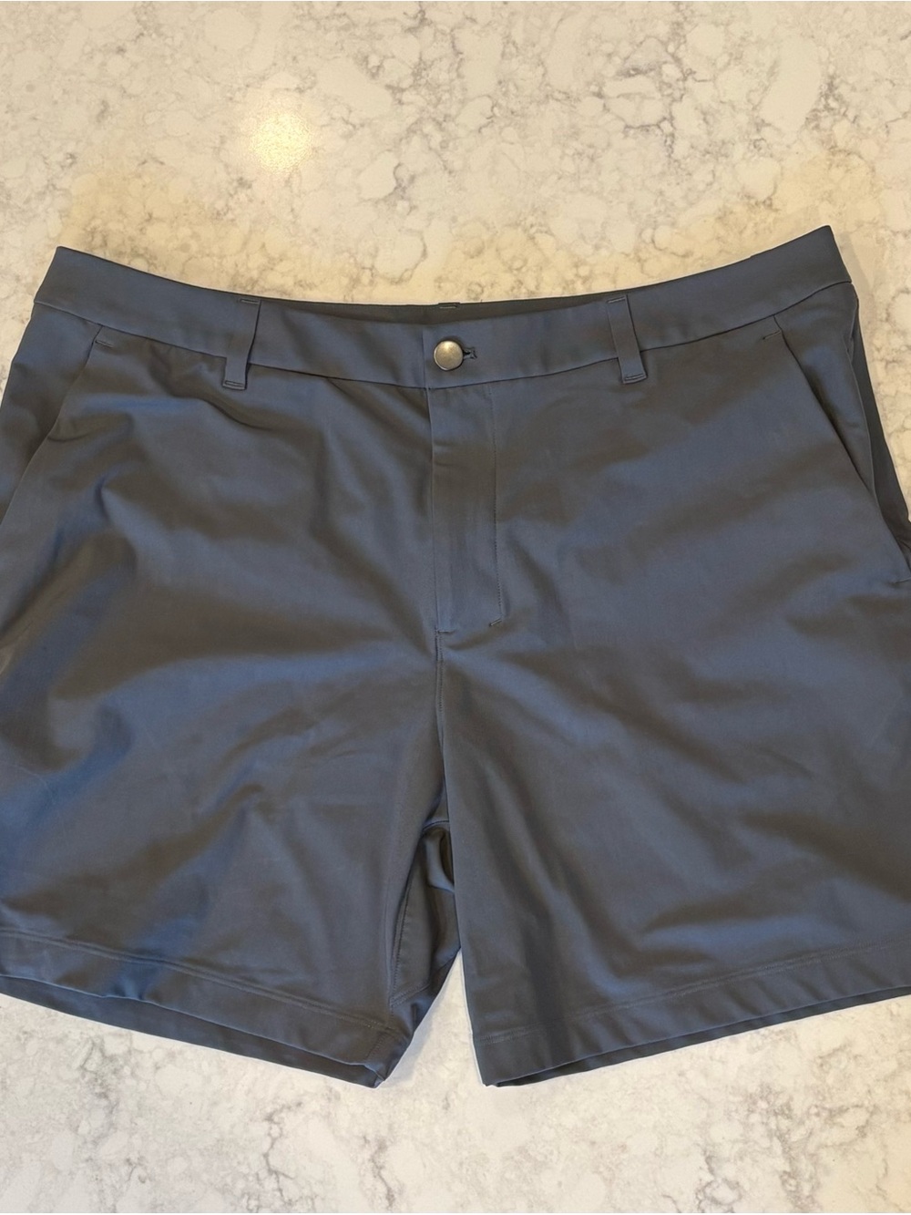 Lululemon ABC Classic Fit Warpstreme  36 - 7” inseam short  -oil grey
